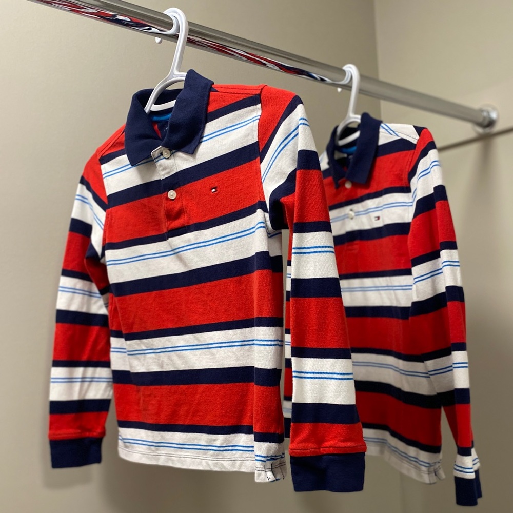 TOMMY HILFIGER LONG SLEEVE SHIRTS BOYS